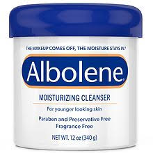 albolene moisturizing cleanser makeup