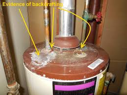 water heater backdrafting part 1 of 2