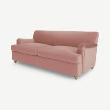 Orson 3 Seater Sofa Bed Vintage Pink