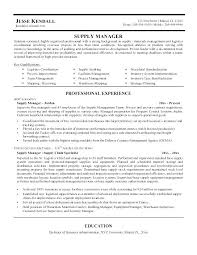 Resume For Logistics Supervisor Examples Mmventures Co