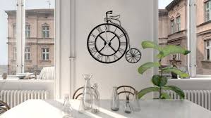 Bike Metal Wall Clock Metal Wall Decor