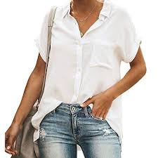 Noracora V Neck Short Sleeve Casual Tops