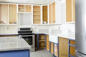 To keep things simple for you, we do not sell any particle board cabinets because we know that. How To Paint Unfinished Cabinets Budget Kitchen Remodel Week 5 Houseful Of Handmade