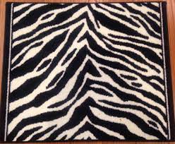 zebra print carpet hallway stair runner