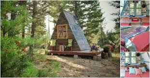this tiny a frame cabin took 3 weeks to