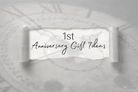 first anniversary gift ideas married