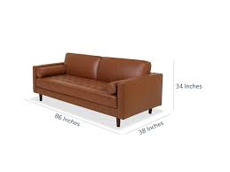 baja leather sofa mathis home