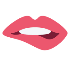 biting lip emoji discord emoji