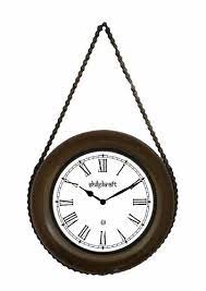 Shilpkraft Wooden Metal Chain Hanging Clock