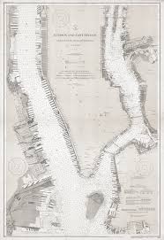 Hudson And East River New York Nautical Chart 1919