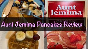 aunt jemima pancake waffle mix review