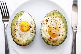baked avocado eggs the nutrition junky