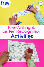 free may flowers pre writing and letter
