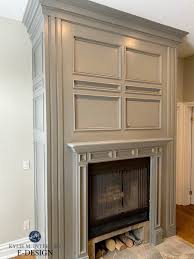 Fireplace Surround And Builtin Painted