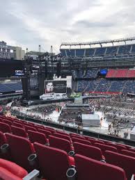 Gillette Stadium Section C9 Row 7 Seat 6 Taylor Swift