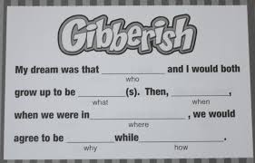Maybe you would like to learn more about one of these? Parts Only Gibberish Board Game 10 Assorted Gibberish Story Pages Team Toyboxes