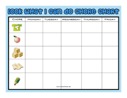 Printable Look What I Can Do Chore Chart