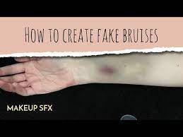 how to create fake bruises easy sfx