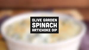 olive garden spinach artichoke dip