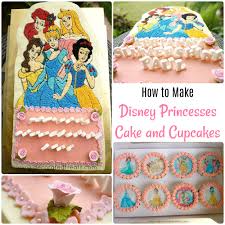 Disney Princesses Cake And Cupcakes