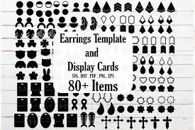 huge earrings and earrings card display