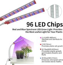 Can any led light be used as a grow light? Grow Lights For Indoor Plants Full Spectrum 22w 96 Led Lamp Bulbs Growing Light With 3 9 12h Timer 6 Dimmable Brightness For Indoor Succulent Plants Growth Us Plug Buy Grow Lights For