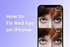 how to fix red eye on iphone quick