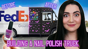 we built a custom nail polish truck