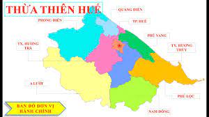Bản đồ hành chính tỉnh Thừa Thiên Huế khổ lớn năm 2022