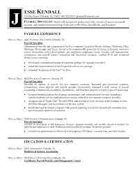 Payroll Manager Resume Magdalene Project Org