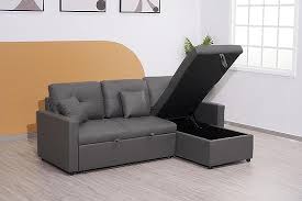 Grey Corner Sofa Bed Luxury L Shaped