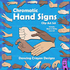 Kodaly Curwen Hand Signs Chromatic Kodaly Hand Signs Clip Art