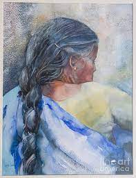 Old Indian Woman Paintings | Fine Art America