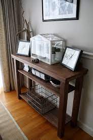 The number of side tables you need in a room depends on the amount of seating you have and the room's size. Build A Dining Room Console Table Side Or Serving Table Dining Room Console Dining Room Console Table Diy Console Table