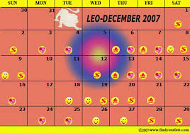 2007 Astrology Calendars For All Zodiac Signs Leo Astrology