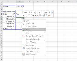 how to create a dynamic pivot table and