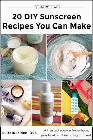 20 diy homemade sunscreen recipes you