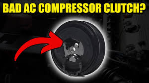 6 signs of a bad ac compressor clutch