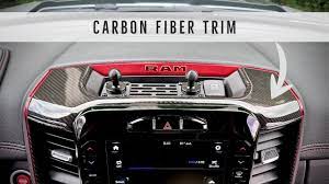 carbon fiber dash and vent trim ram