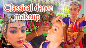 indian clical dance makeup