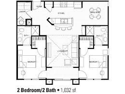 Affordable Two Bedroom House Plans