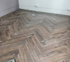 double charged laminated wooden floor