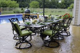 A side table or coffee table can keep your drink. Outdoor Dining Space Requirements Hom Furniture