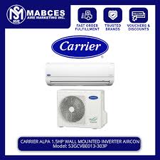 carrier 1 5hp alpha wall mounted