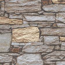 G67972 Brown Faux Stone Slate Texture