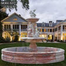 Outdoor Stone Garden Water Fountain