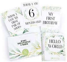 36 sweet baby shower gift ideas any expectant momma would love. Baby Milestone Cards Uk Boy Baby Shower Gifts Boy New Baby Boy Gifts Gift Sets Vervetalent Baby Products