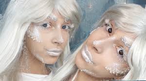 ice queen halloween makeup tutorial