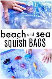 Beach And Ocean Sensory Squish Bags