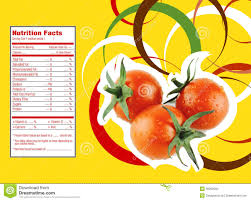 Tomato Nutrition Facts Illustration 39282250 Megapixl